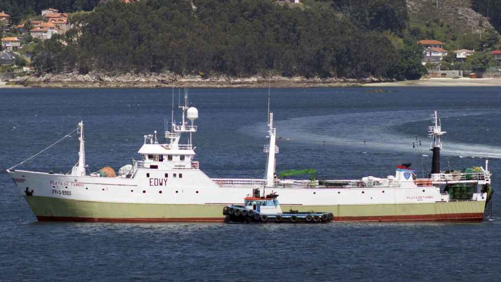 El barco gallego ‘Playa de Tambo’, de Pesmar.