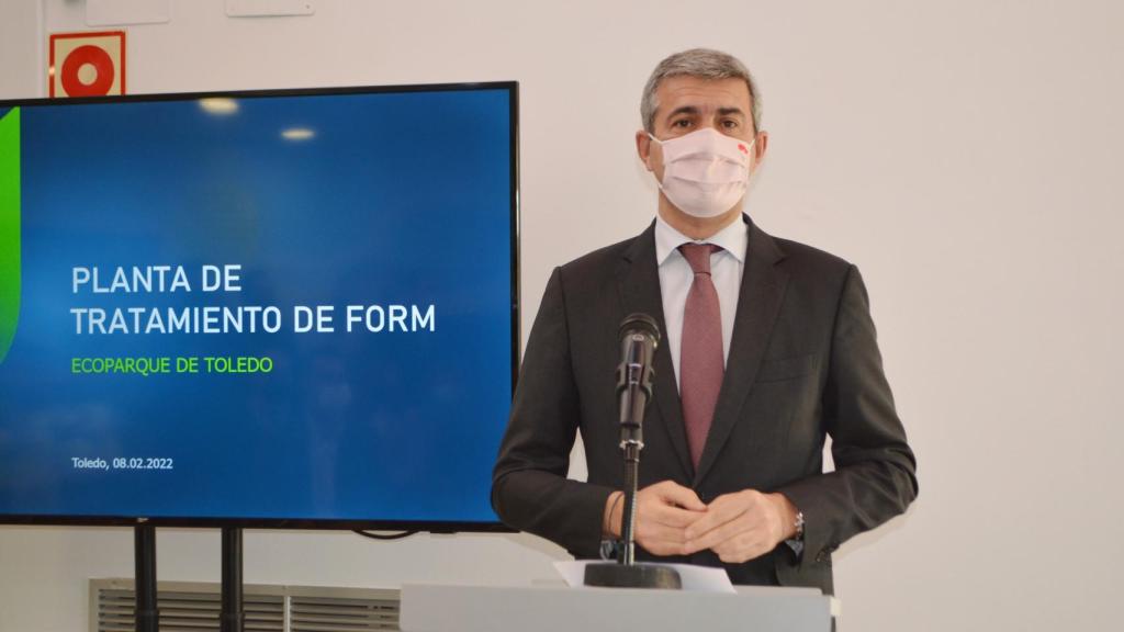 Álvaro Gutiérrez este martes en el Ecoparque de Toledo.