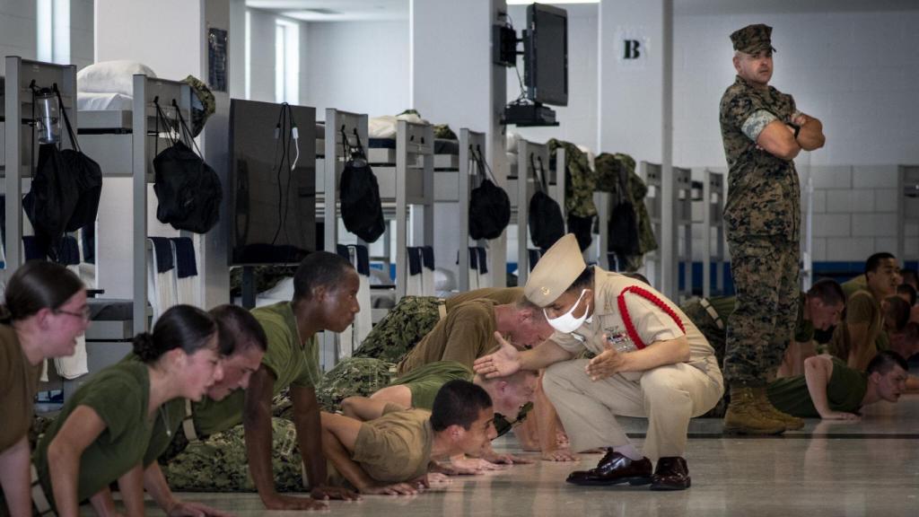 Uno de los entrenamientos.