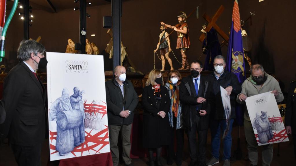 Presentación del cartel anunciador de la Semana Santa de Zamora 2022