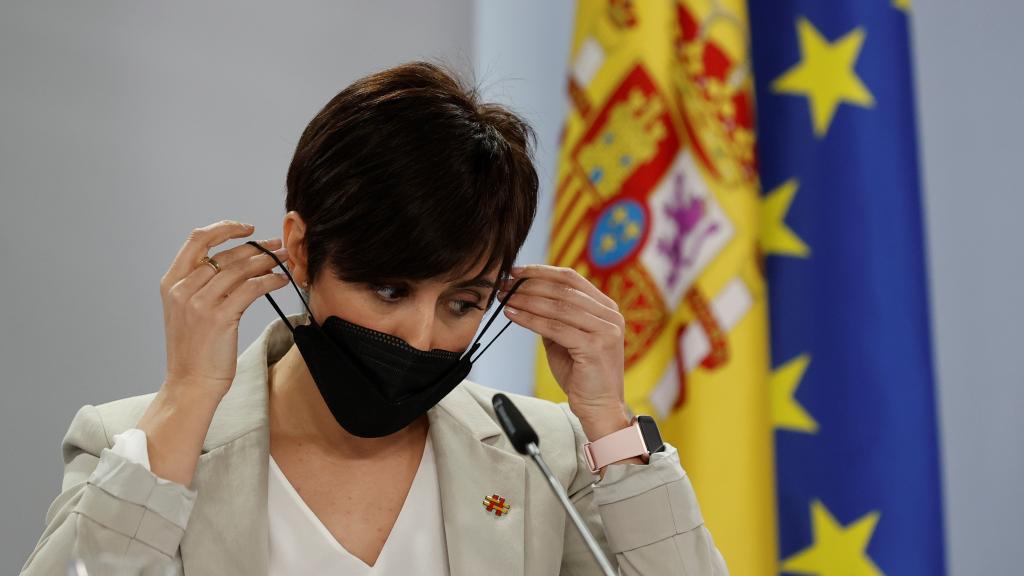 Isabel Rodríguez, portavoz del Gobierno y ministra de Política Territorial.