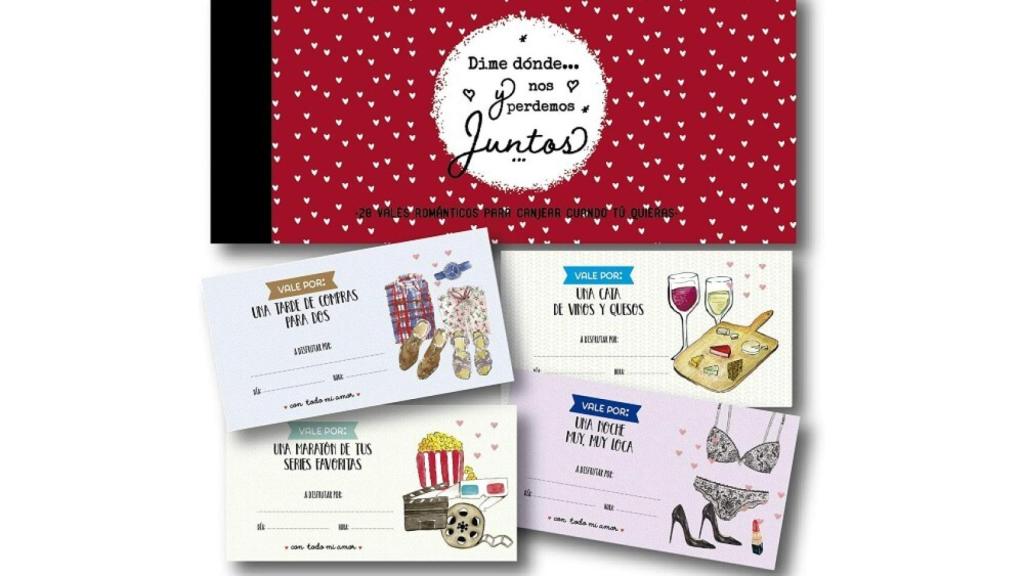 Talonario vales para parejas