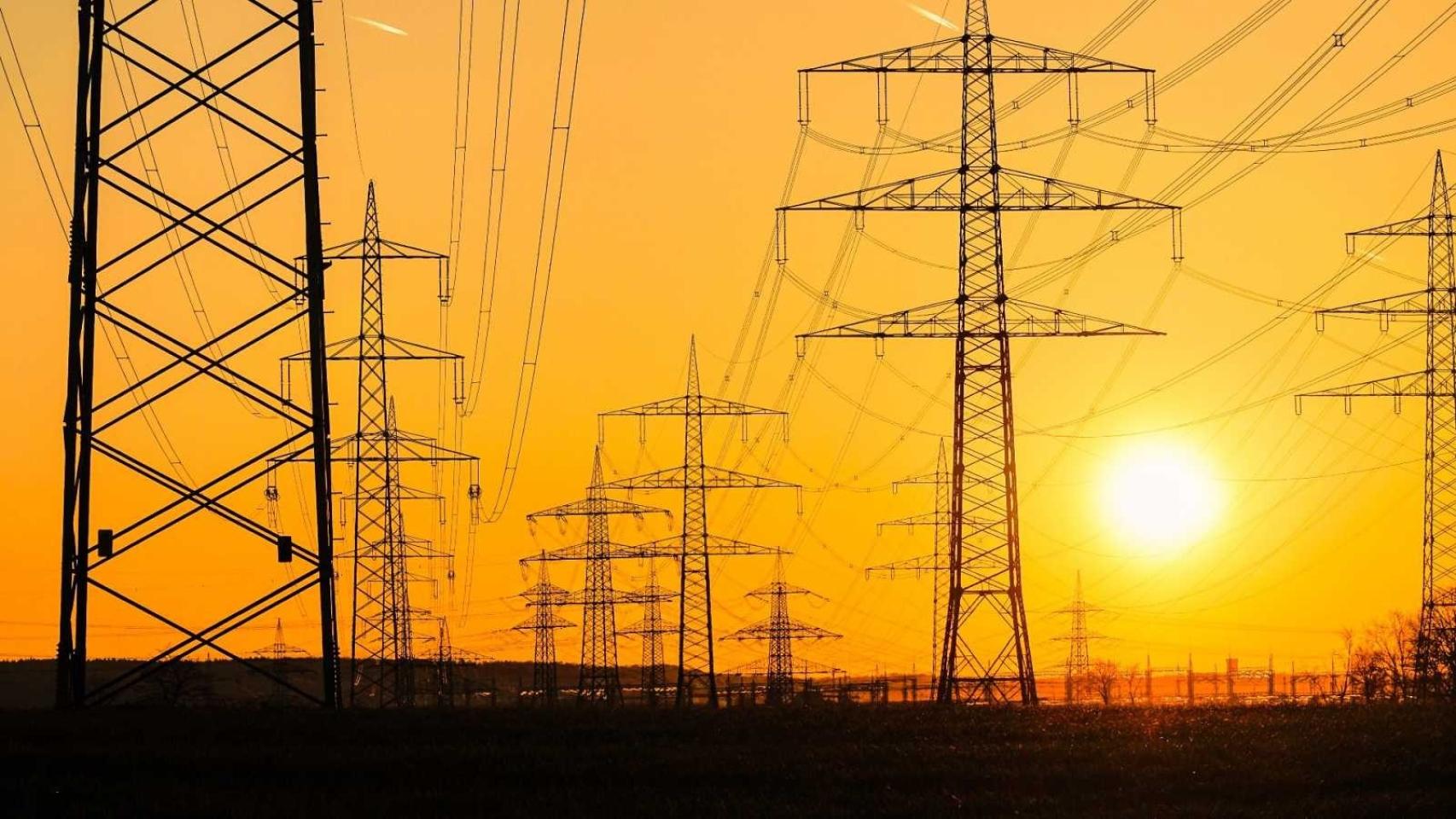 Postes eléctricos.