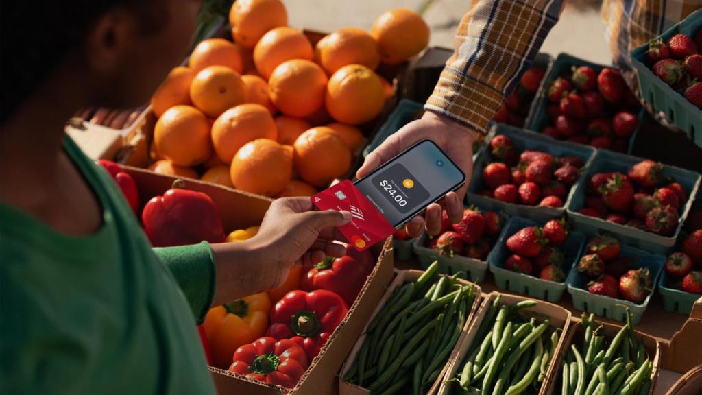 Función de 'Tap to pay' de Apple.