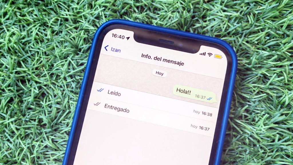 Información de los mensajes en WhatsApp.