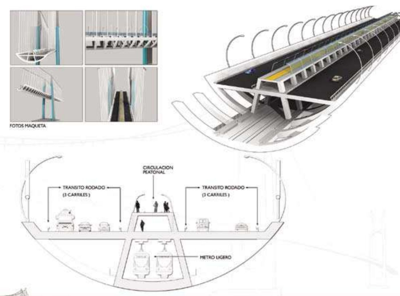 Infografía del proyecto del Puente Alvariño.