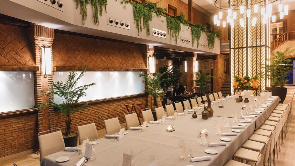 Una imagen de la cena.