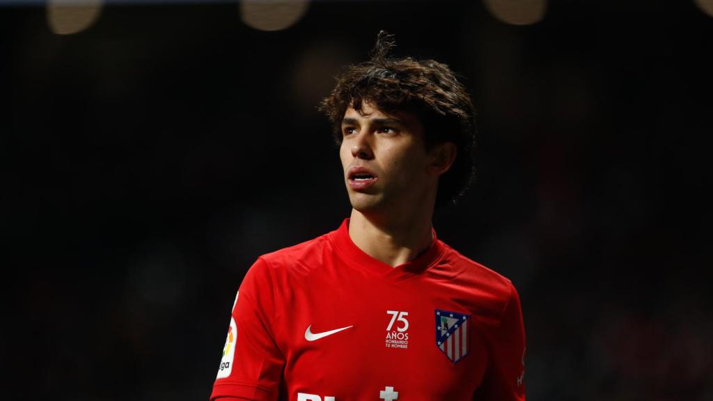 Joao Félix, durante un partido con el Atlético de Madrid.