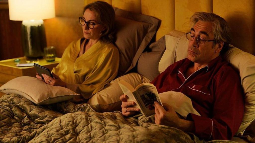 Sonia Almarcha y Javier Bardem en 'El buen patrón'.