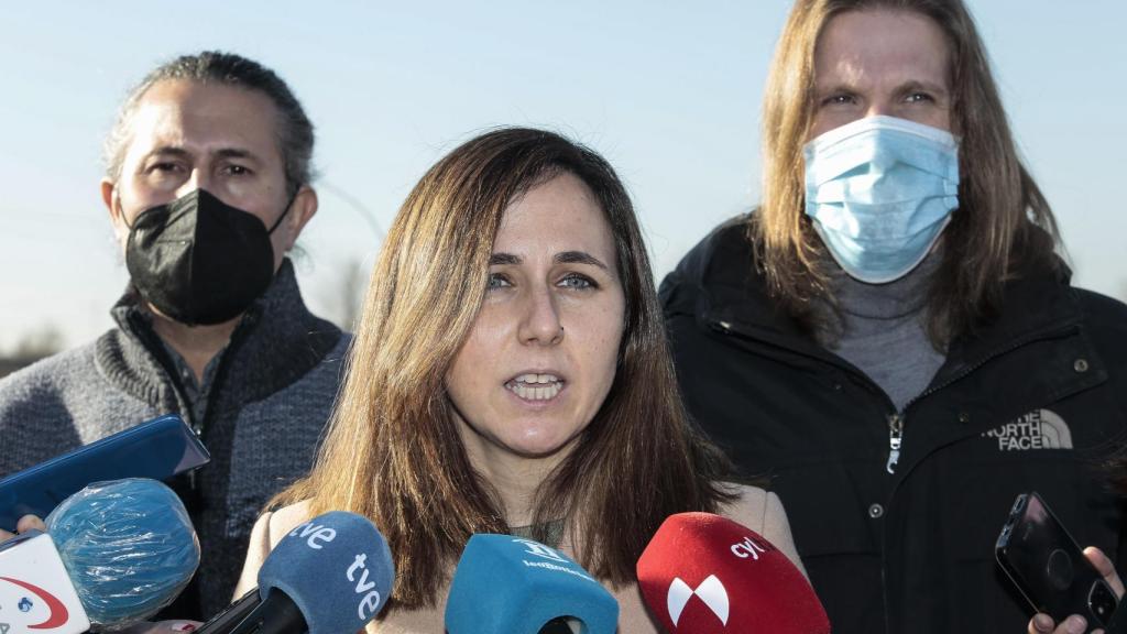 Ione Belarra en el acto de León / Campillo ICAL