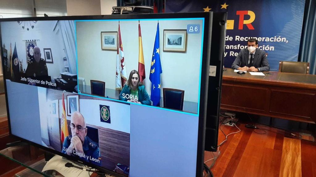 Reunión de Virginia Barcones para revisar el dispositivo para las elecciones del 13-F