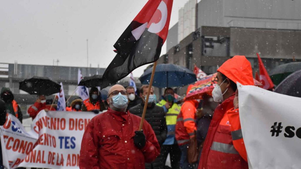 Manifestación por las calles de Valladolid