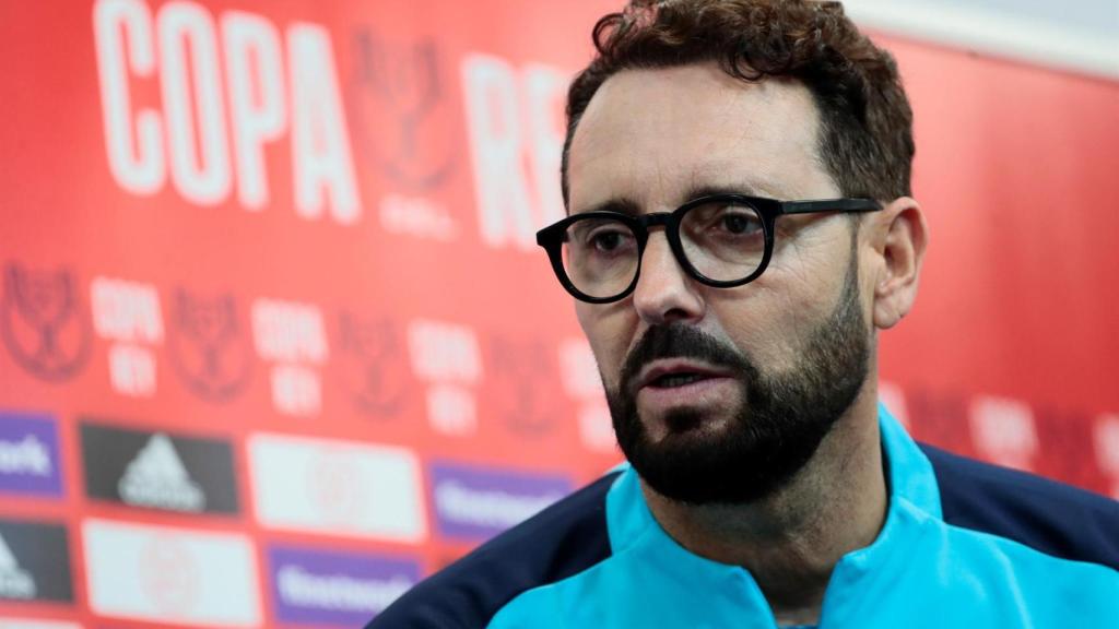 José Bordalas, en rueda de prensa de la Copa del Rey