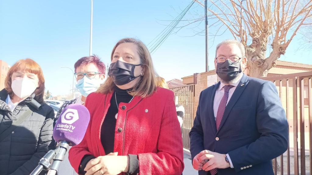 Rosana Rodríguez, consejera de Educación de Castilla-La Mancha, este miércoles en Guadalajara