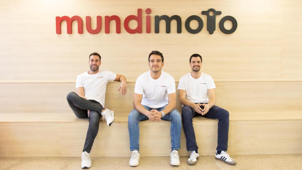Alberto Fosas, Josep Talavera y Alex Lopera, fundadores Mundimoto.