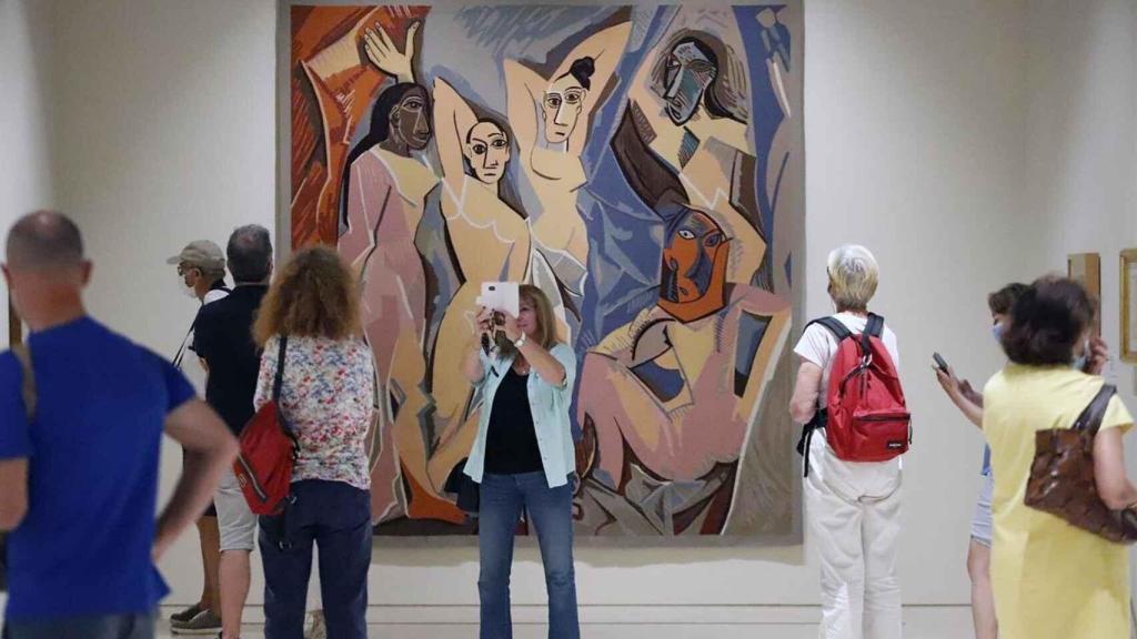 Una imagen del Museo Picasso de Málaga en su interior.