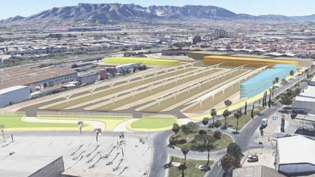 Ordenación de las futuras cocheras de la EMT de Málaga.