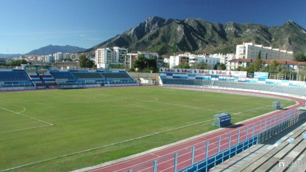 Imagen del estadio Antonio Lorenzo Cuevas de Marbella.