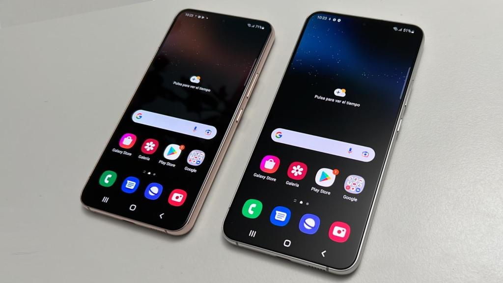 Samsung Galaxy S22 y S22+.