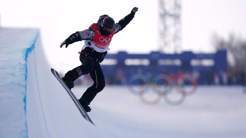 Shaun White, sobre el halfpipe de Pekín 2022.