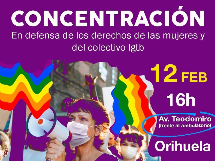 El cartel corregido con la nueva ubicación.