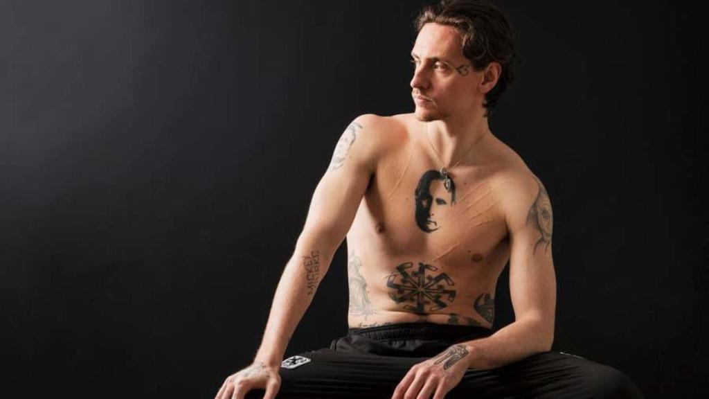 El bailarín Sergei Polunim, que lleva a Putin tatuado en el pecho.