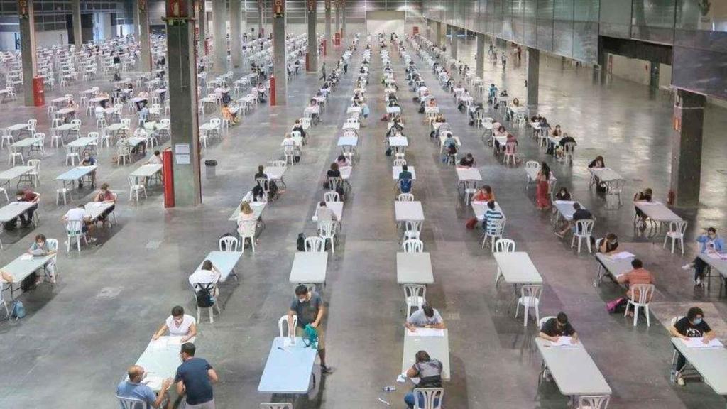 Imagen de unas oposiciones, en imagen de archivo.