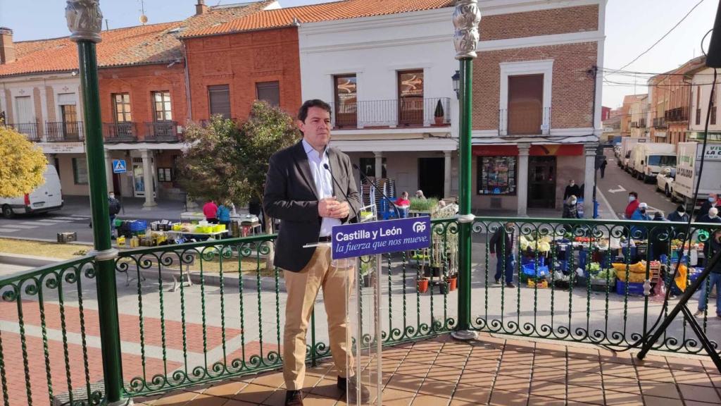 Alfonso Fernández Mañueco en Peñaranda de Bracamonte