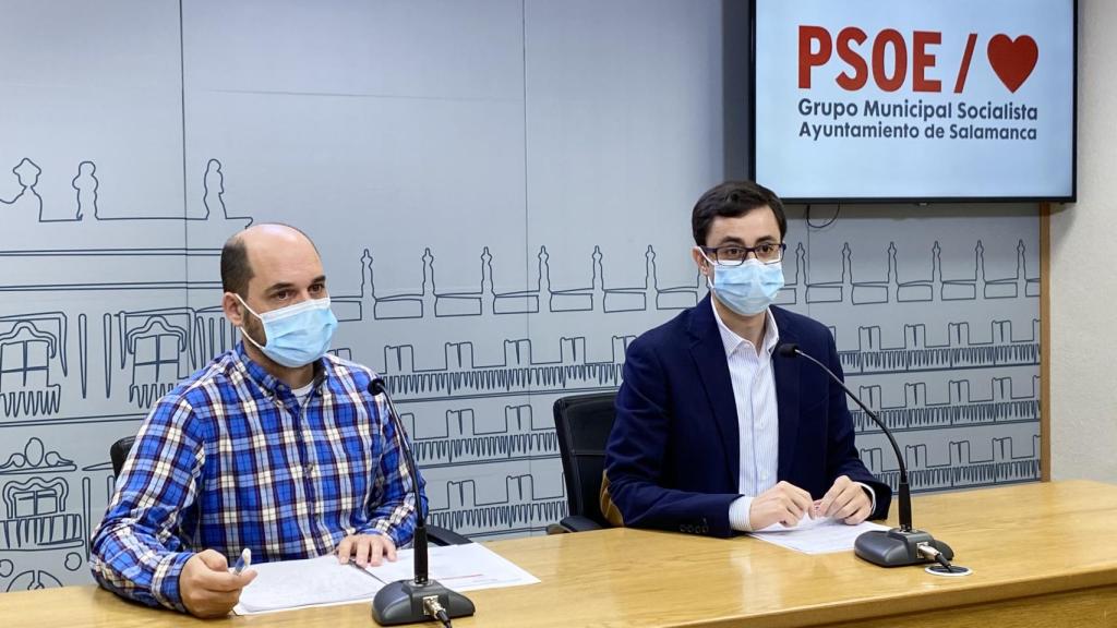 Chema Collados y José Luis Mateos, del PSOE