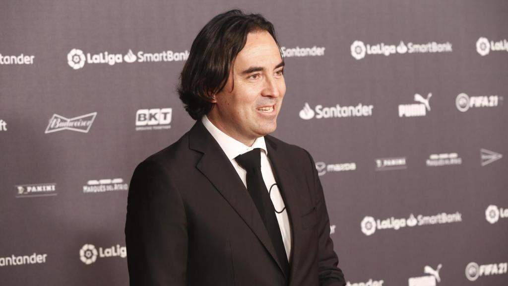 Raúl Martín Presa, presidente del Rayo Vallecano, durante una gala