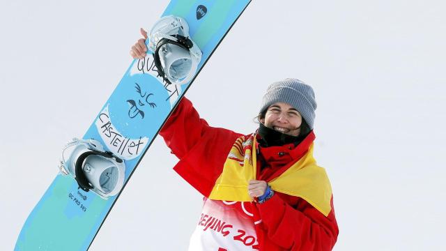 Queralt Castellet, plata en los JJOO de Pekín 2022