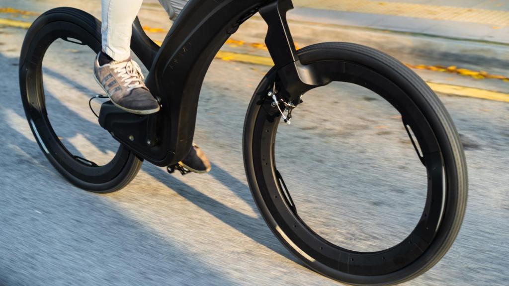 Las ruedas sin radios de Reevo.