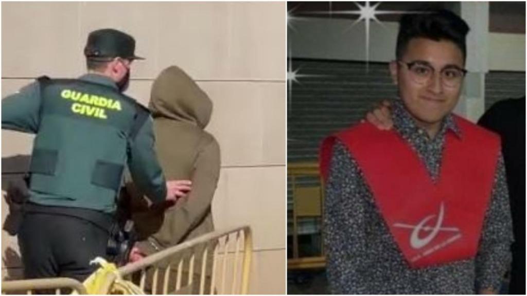 Imagen de Johan, este jueves, a la salida de los juzgados que ha captado el portal Totananoticias.com