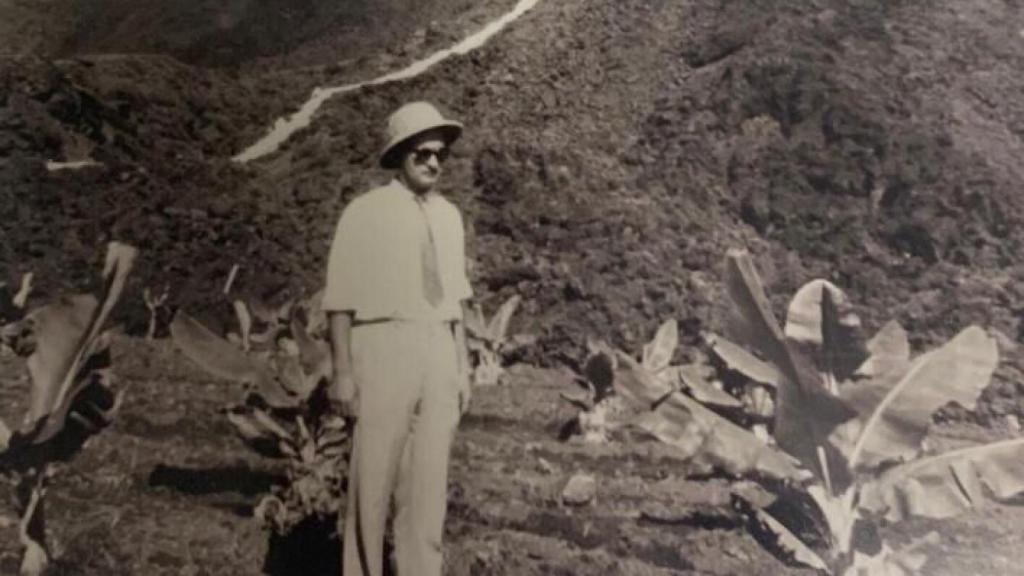 Daniel, uno de los primeros agricultores en volver a replantar en las coladas de 1949.