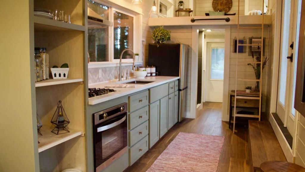 Cocina de la Modern Mountain House