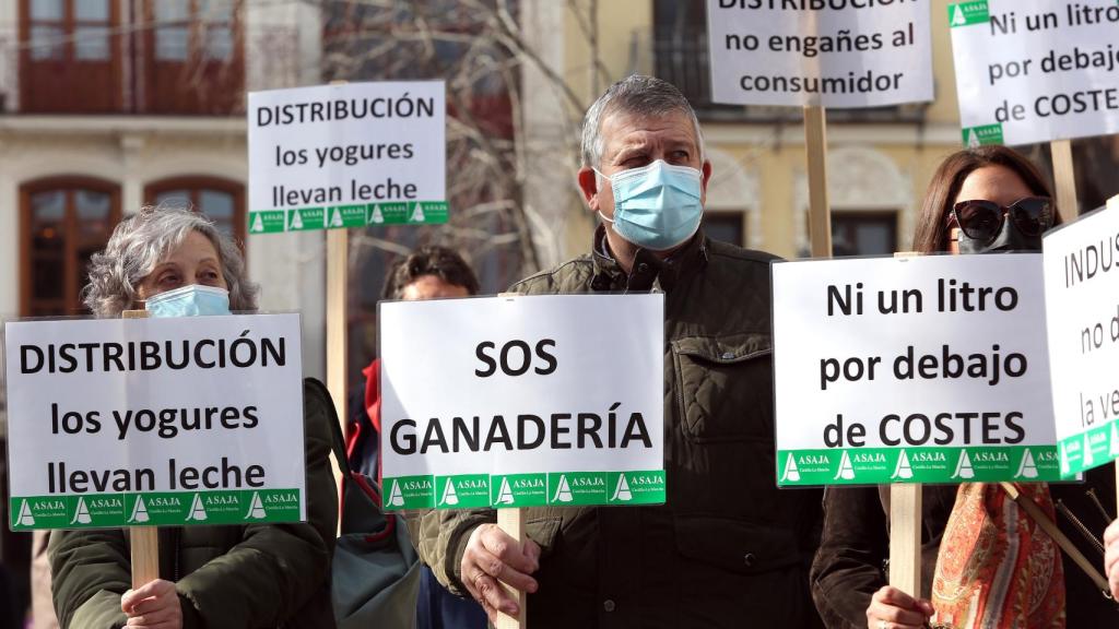 Otro momento de la protesta