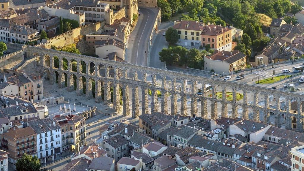 El acueducto de Segovia.