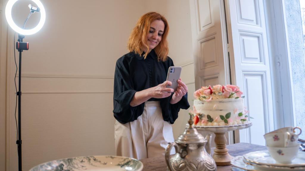 Mónica García sube a Instagram una de sus tartas.