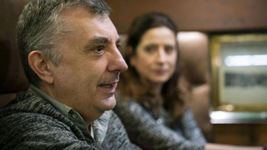 Vilas y Merino en charla con este periódico.