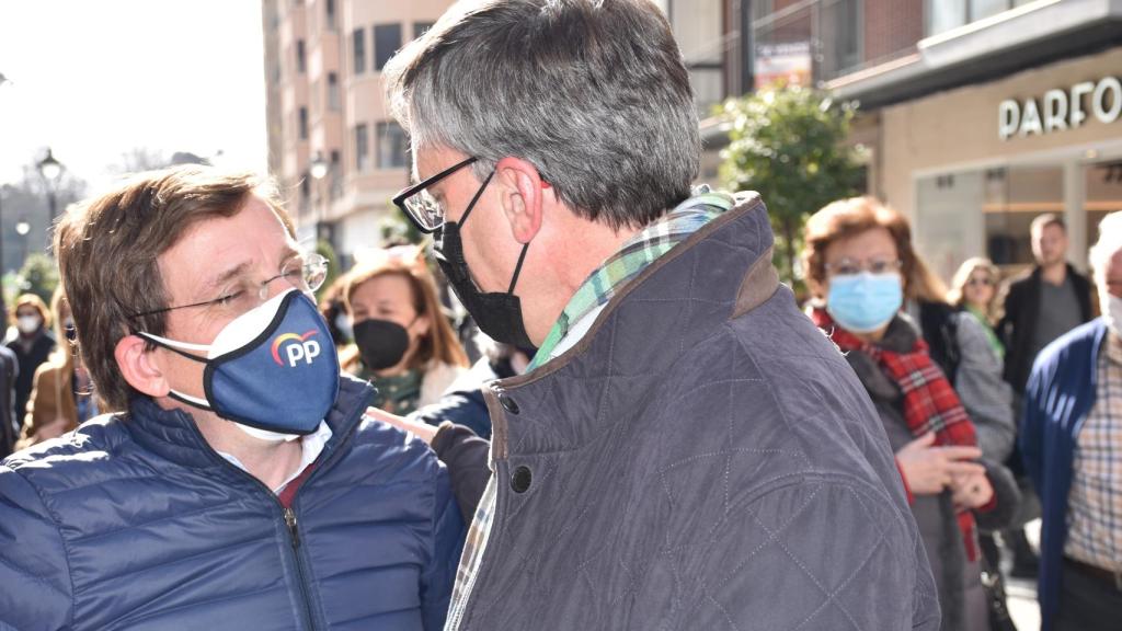 Almeida durante su visita a Valladolid