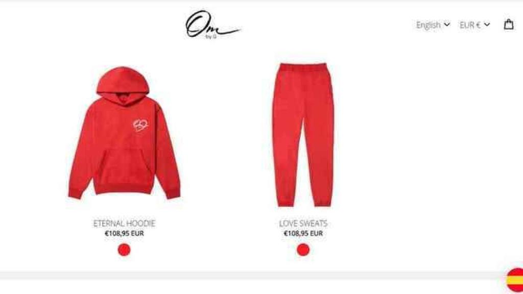 Así se veían las dos piezas de la colección lanzada por la de Jaca.