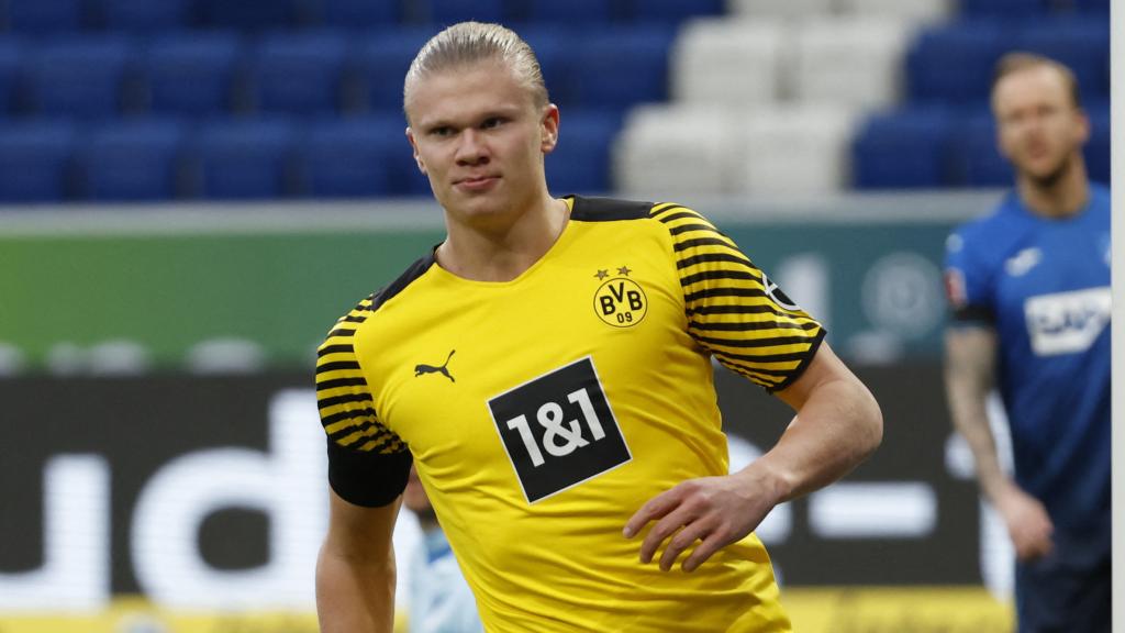 Haaland, con el Borussia Dortmund