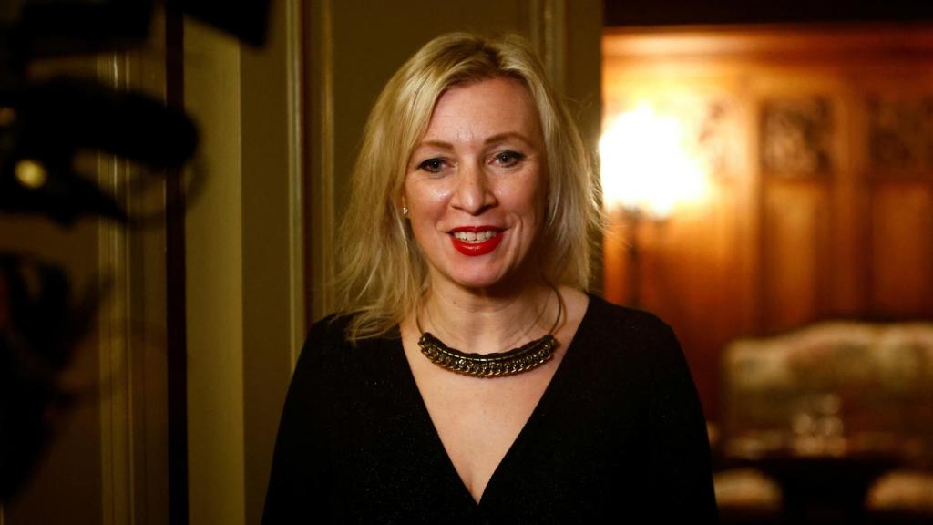 La portavoz del ministro de Exteriores ruso, María Zajarova.