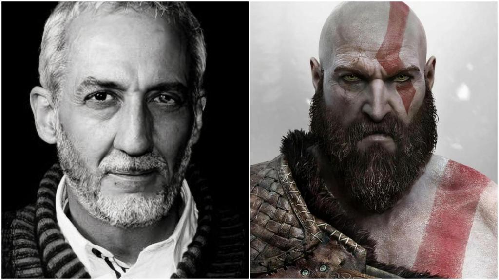 El actor de doblaje coruñés, Rafael de Azcárraga, voz de Kratos en ‘God of War’.