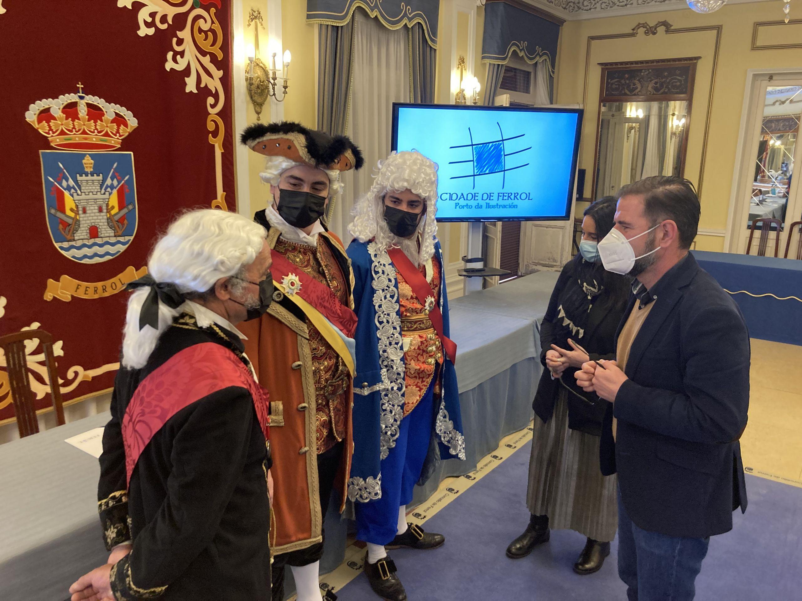 Presentación de la nueva marca y la página web. Foto: Concello de Ferrol.