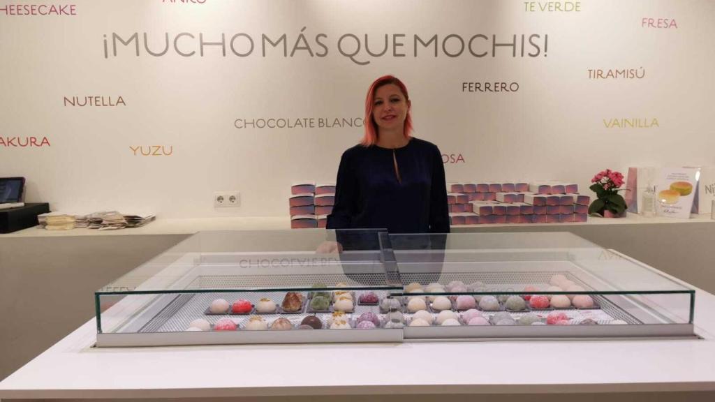 Agnesa, dueña de la franquicia de mochis.