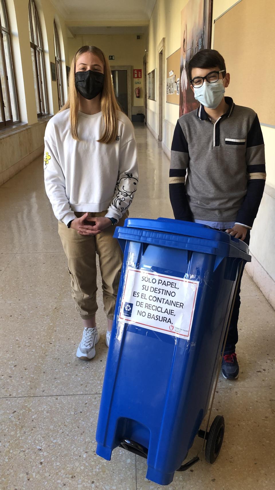 Alumnos del Colegio San Agustín de Salamanca