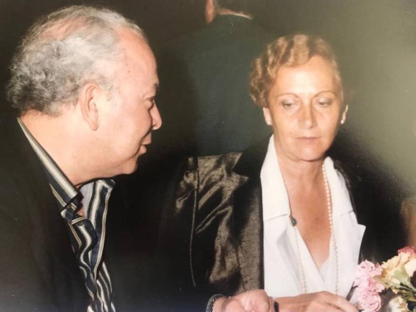 Jesús junto a su primera mujer, Isabel Moreno, madre de sus cuatro hijos.