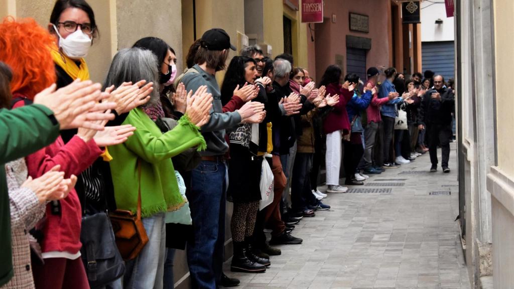 Una imagen tomada durante la iniciativa de la Invisible.