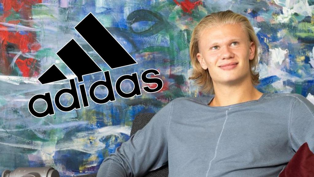 Erling Haaland y Adidas